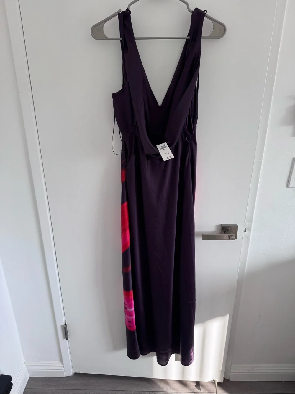 Abercrombie Satin Open Back Dress NWT